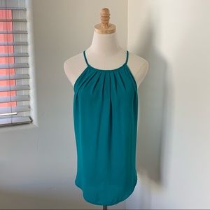 Teal halter top | Lush | size large